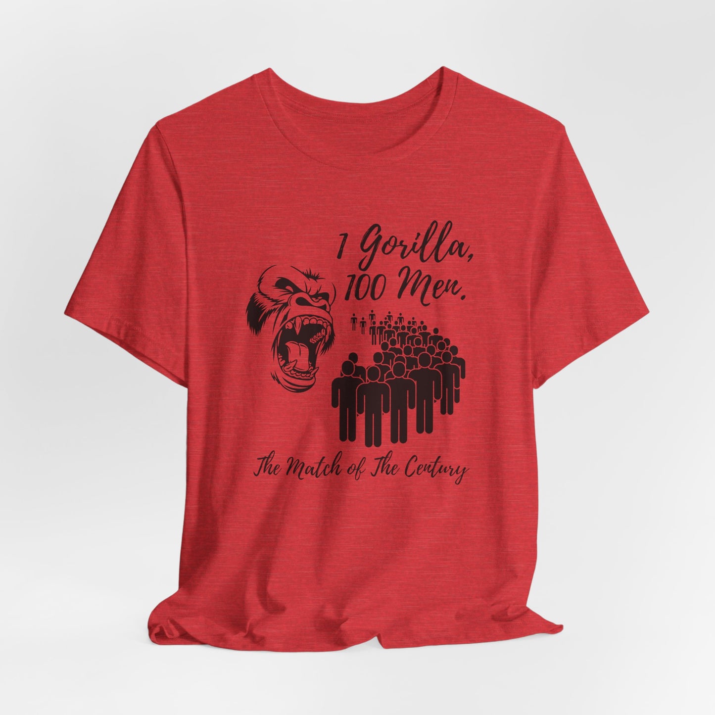 100 Men vs 1 Gorilla - Match of the Century Shirt
