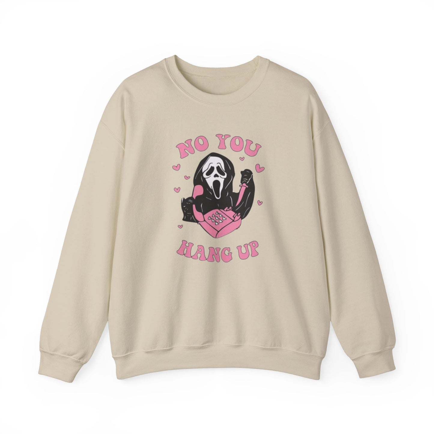 No You Hang Up Scream Crewneck Sweatshirt