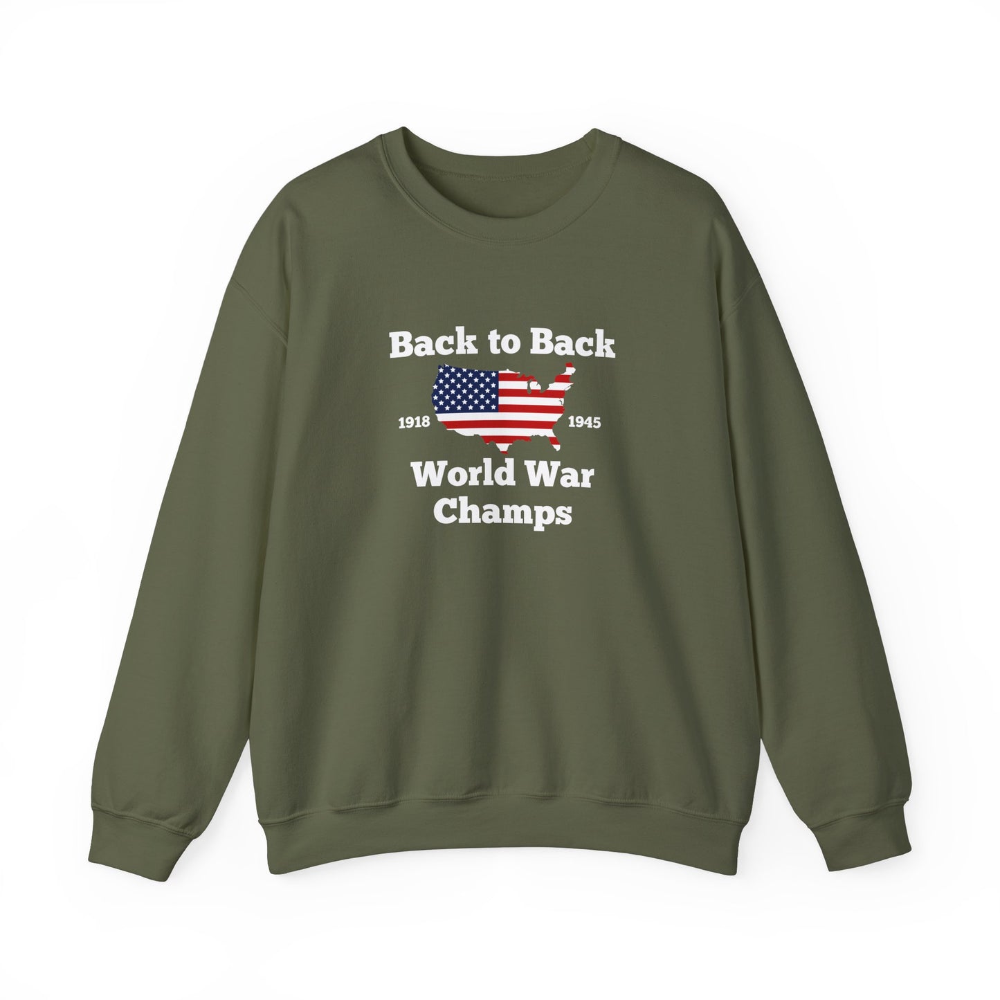Back to Back World War Champs Crewneck Sweatshirt