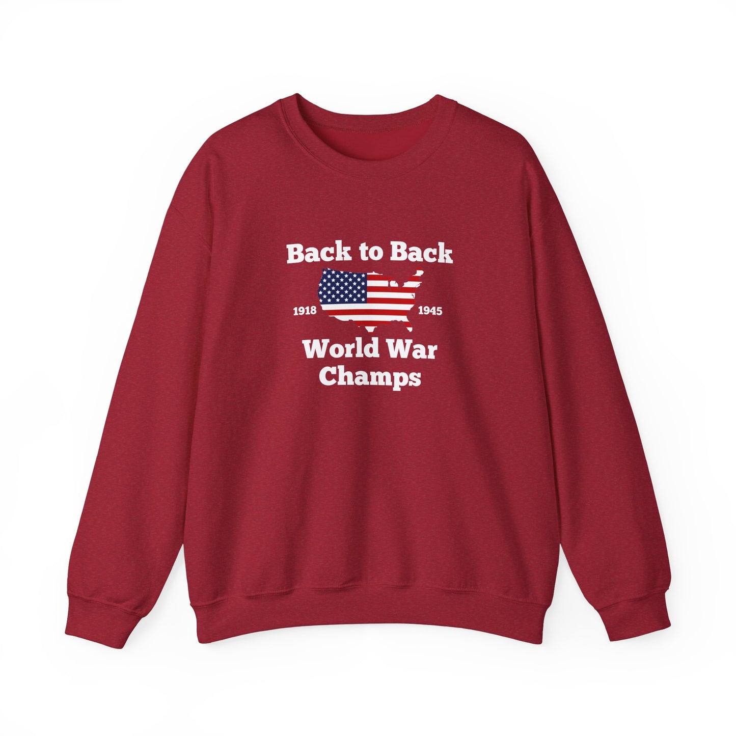 Back to Back World War Champs Crewneck Sweatshirt
