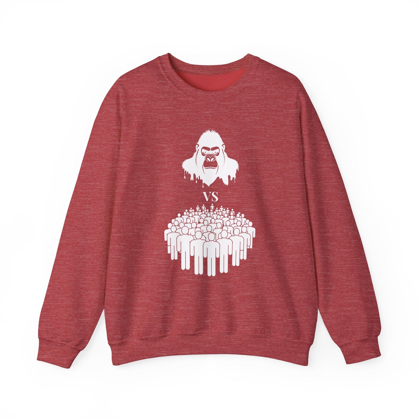 100 Men vs 1 Gorilla Sweatshirt