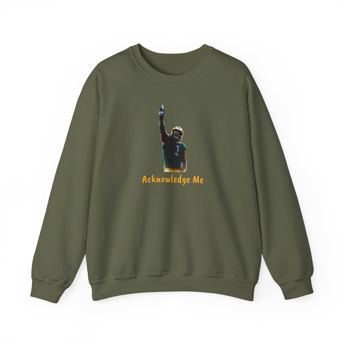 Parsons Acknowledge Me Green Bay Crewneck Sweatshirt