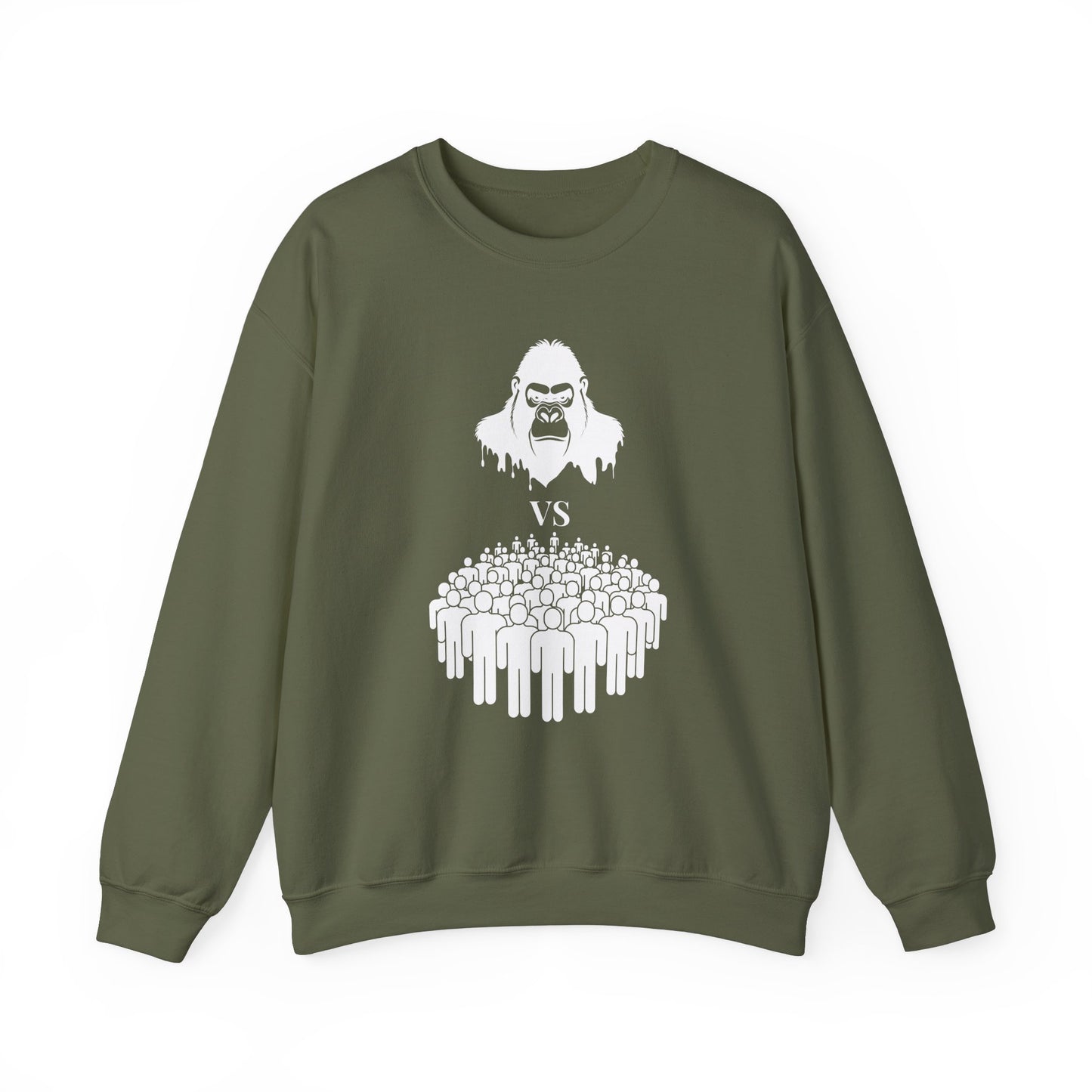 100 Men vs 1 Gorilla Sweatshirt