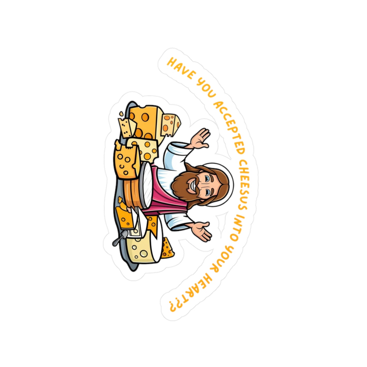 Cheesus Decal