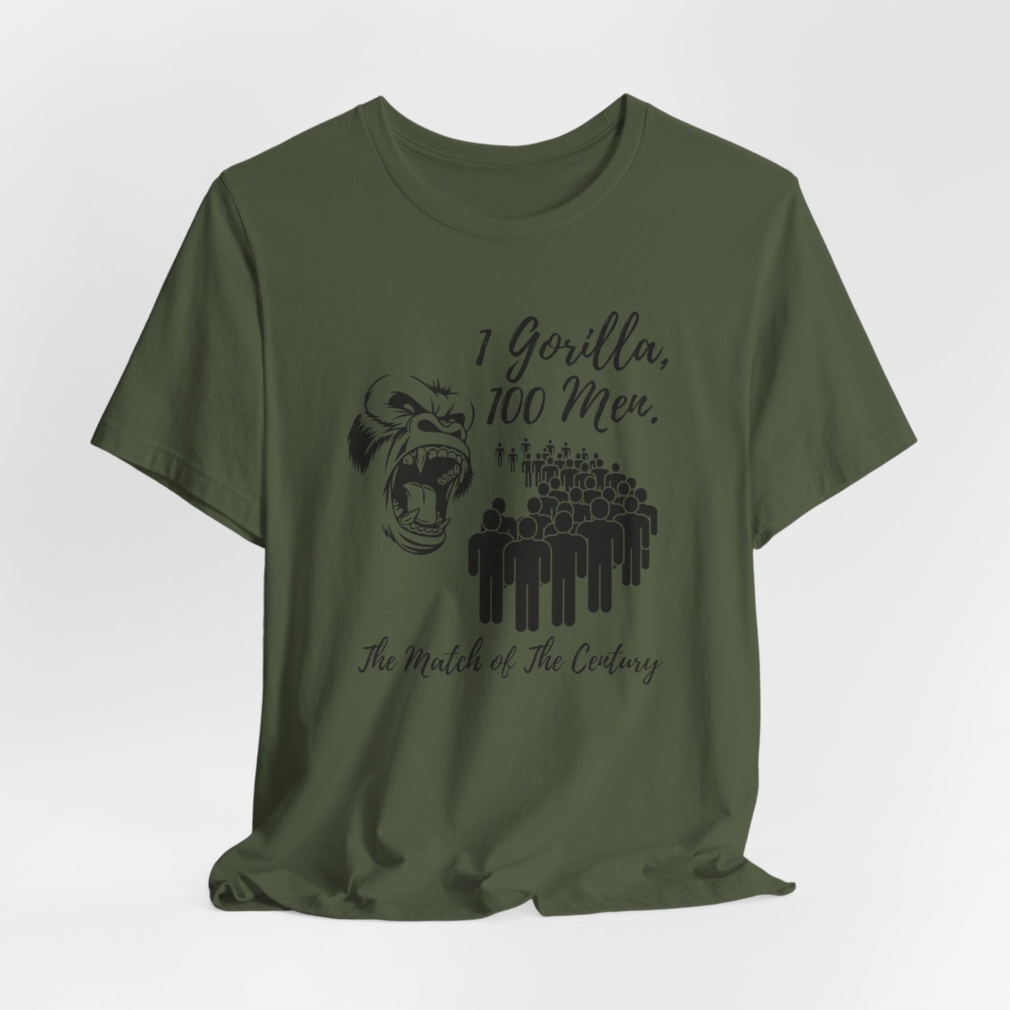 100 Men vs 1 Gorilla - Match of the Century Shirt