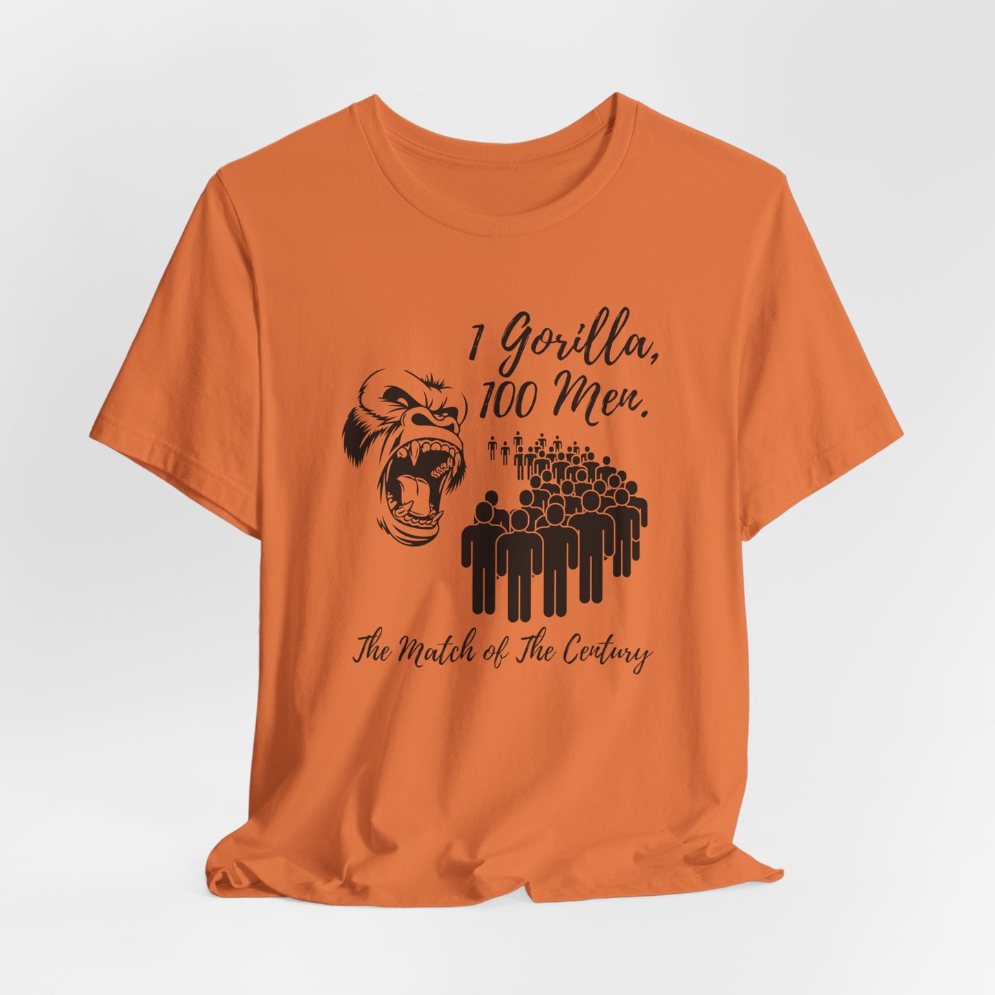 100 Men vs 1 Gorilla - Match of the Century Shirt
