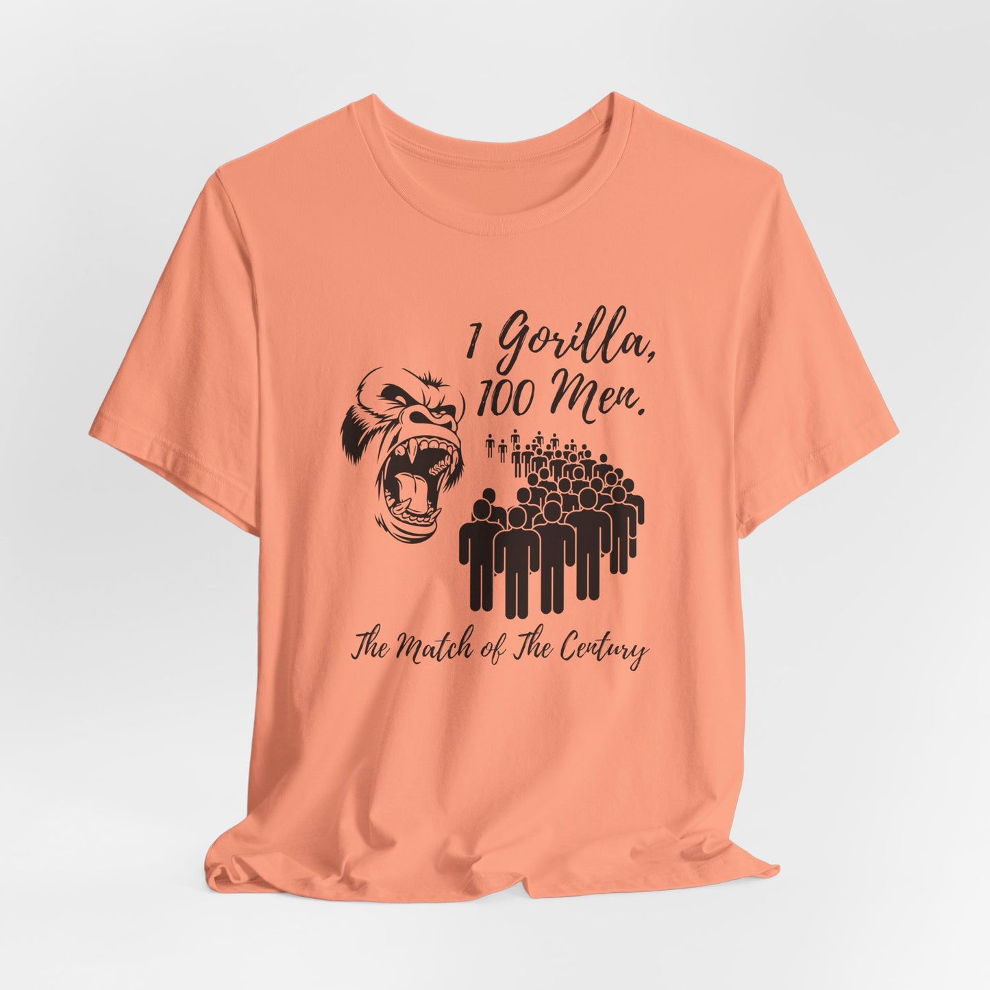 100 Men vs 1 Gorilla - Match of the Century Shirt