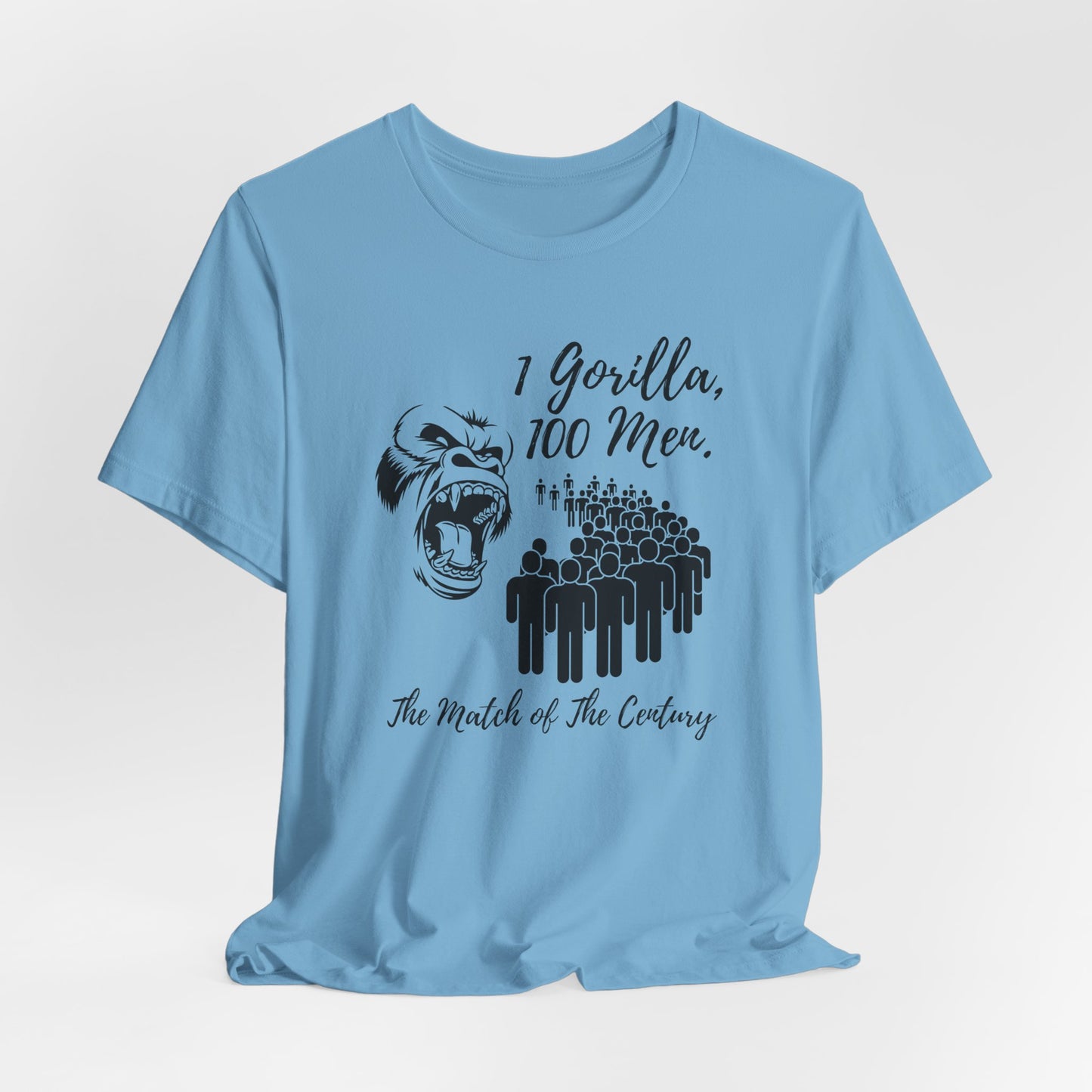 100 Men vs 1 Gorilla - Match of the Century Shirt