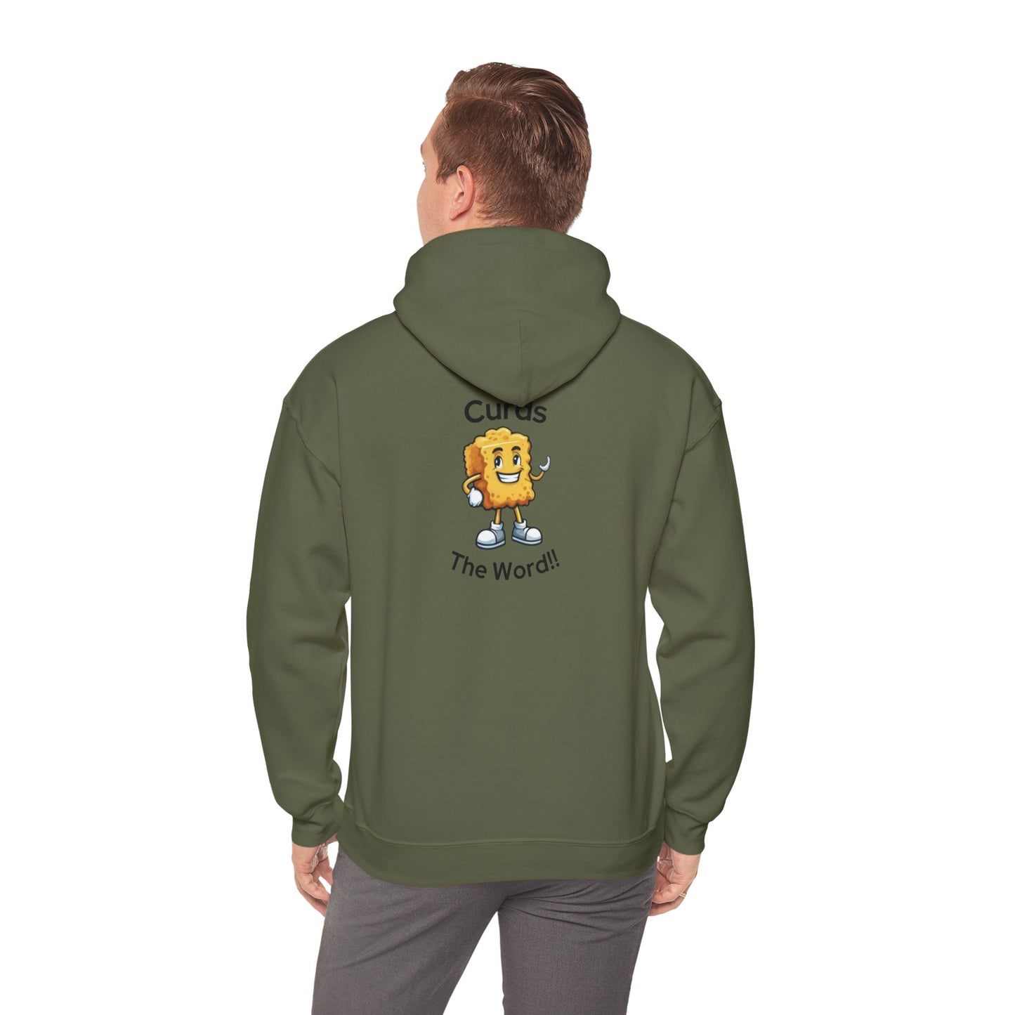 Curds The Word Hooded Sweatshirt