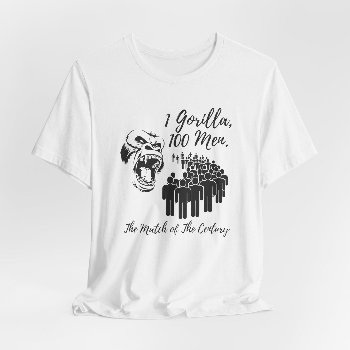 100 Men vs 1 Gorilla - Match of the Century Shirt
