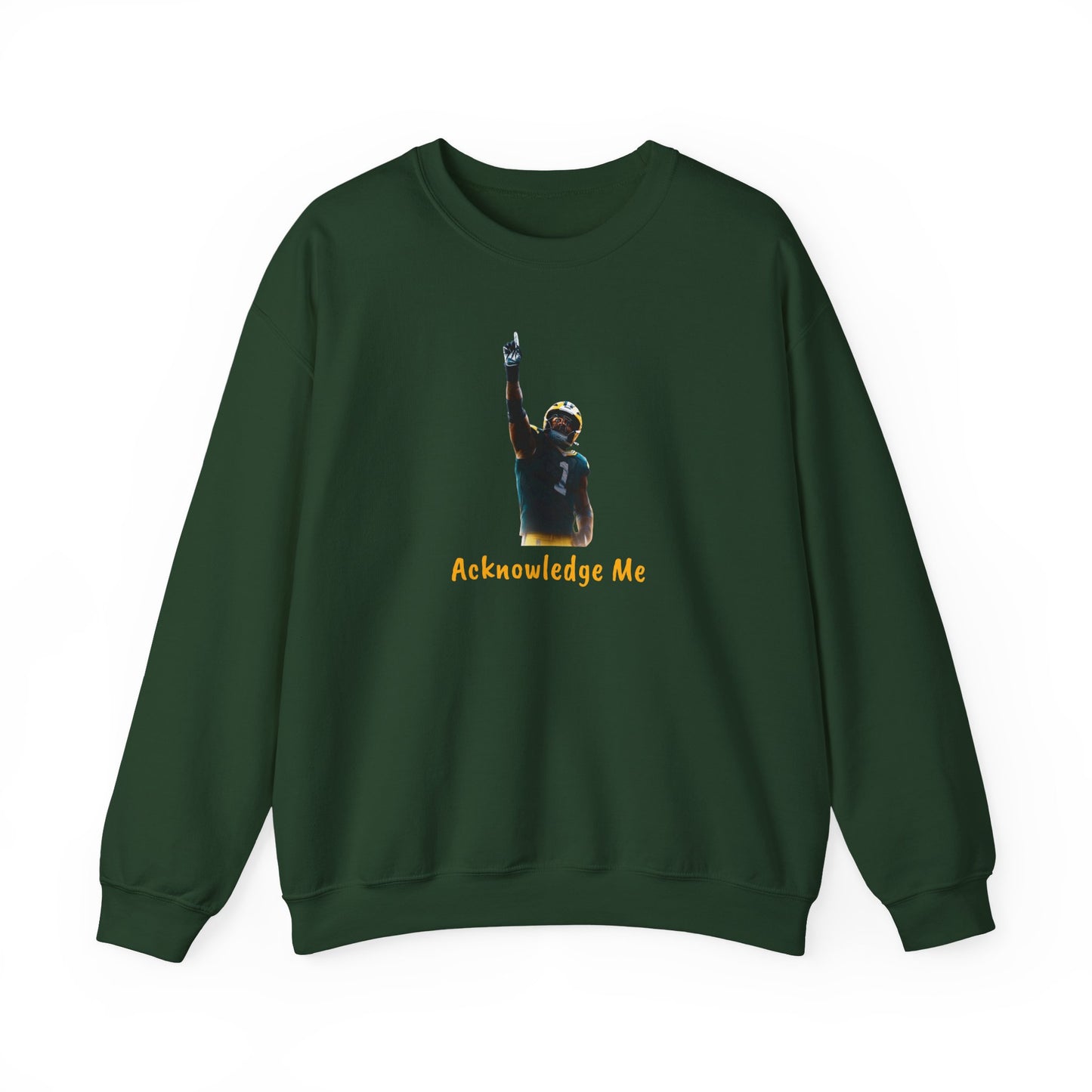 Parsons Acknowledge Me Green Bay Crewneck Sweatshirt