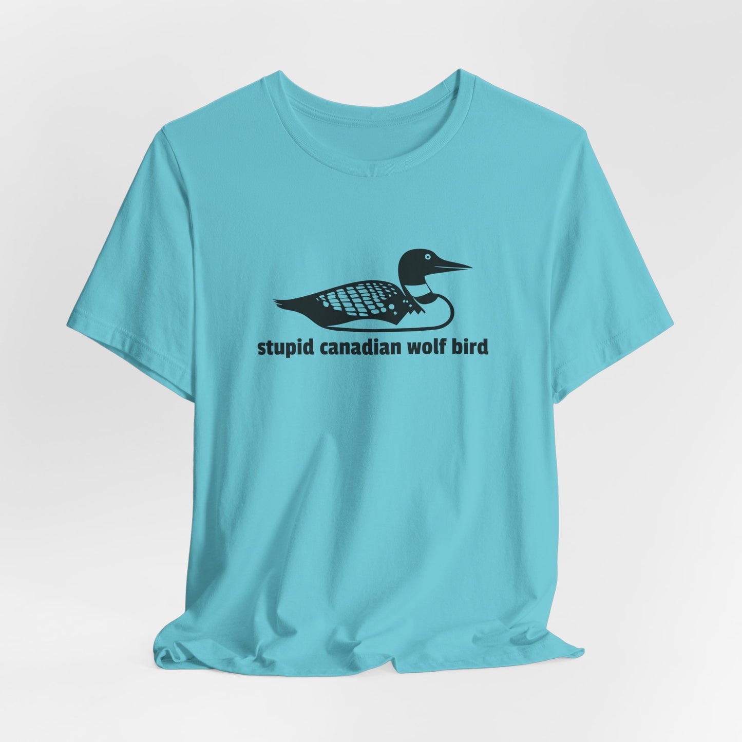 Stupid Canadian Wolf Bird Shirt