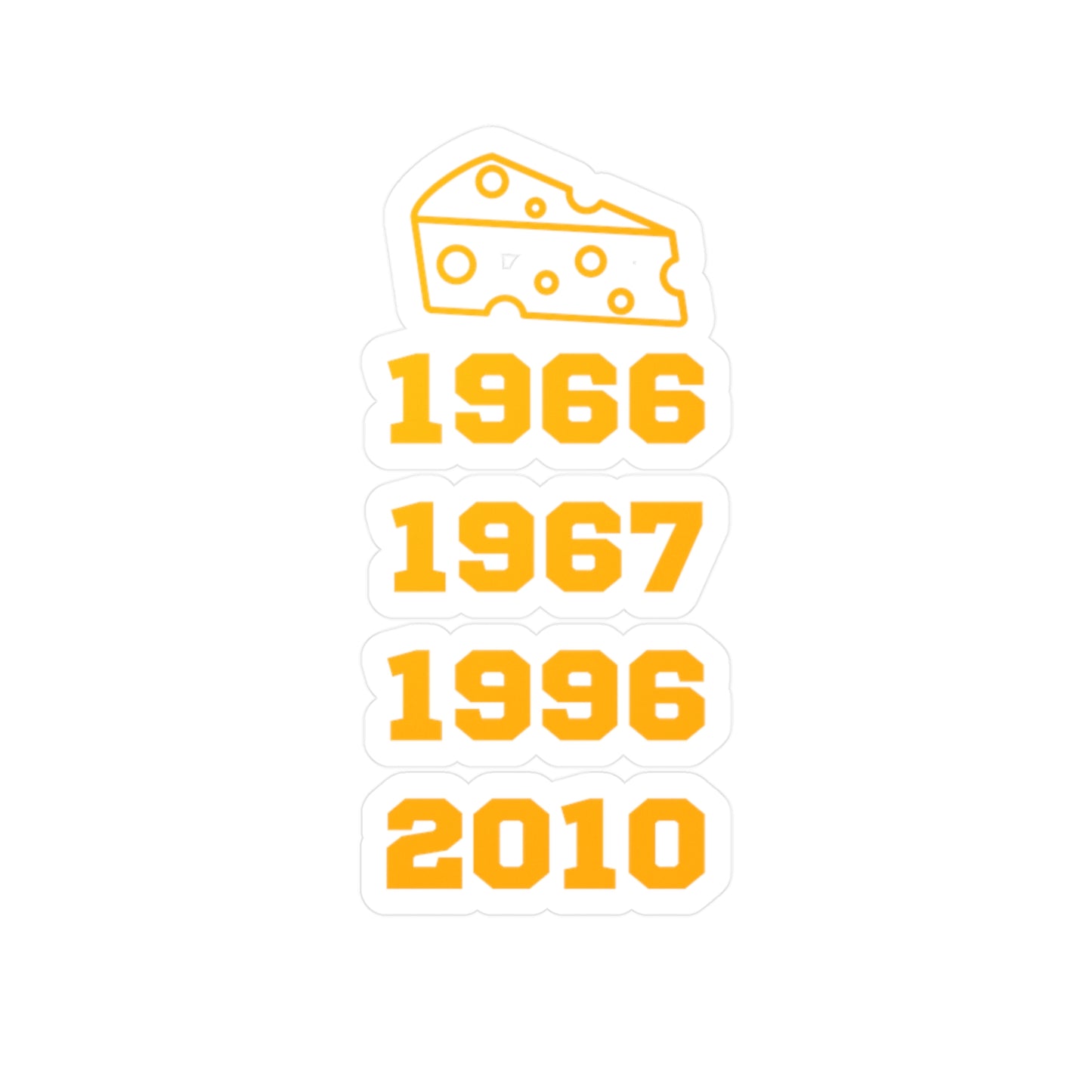 Championship Cheese Green Bay Decal