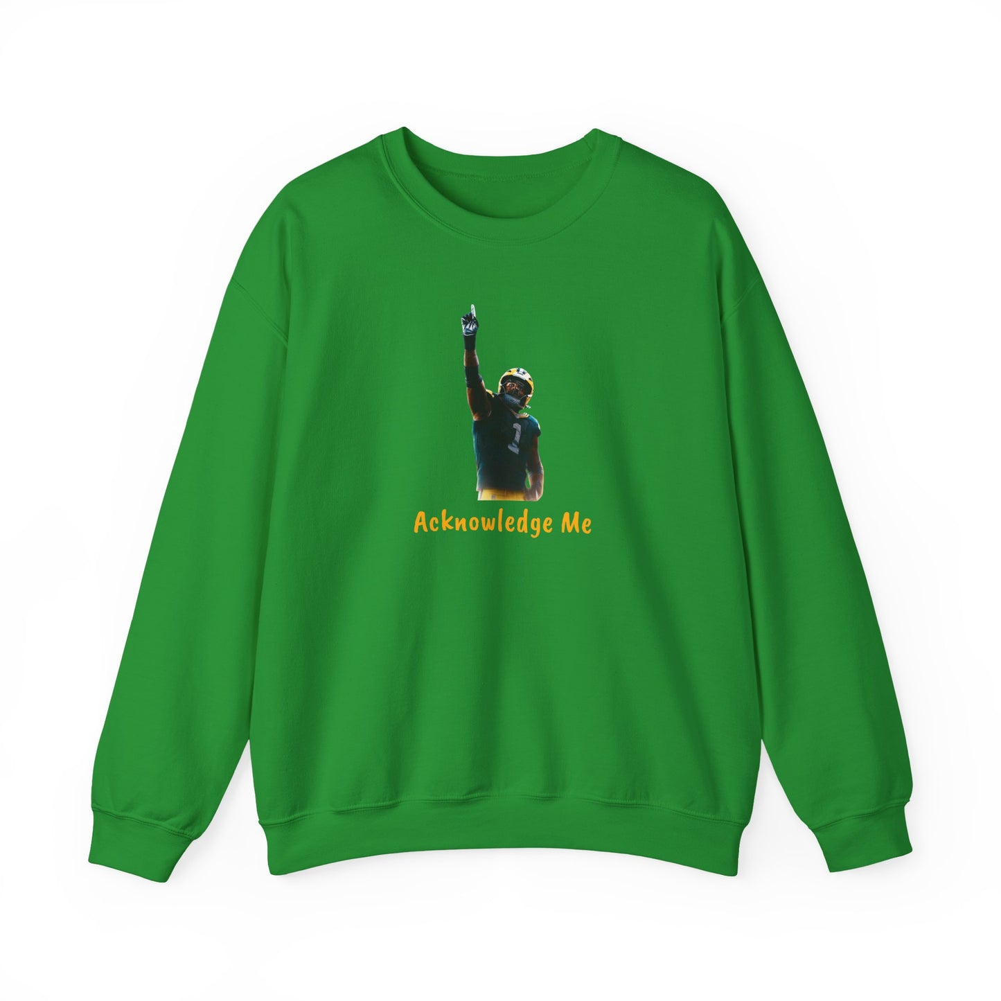 Parsons Acknowledge Me Green Bay Crewneck Sweatshirt