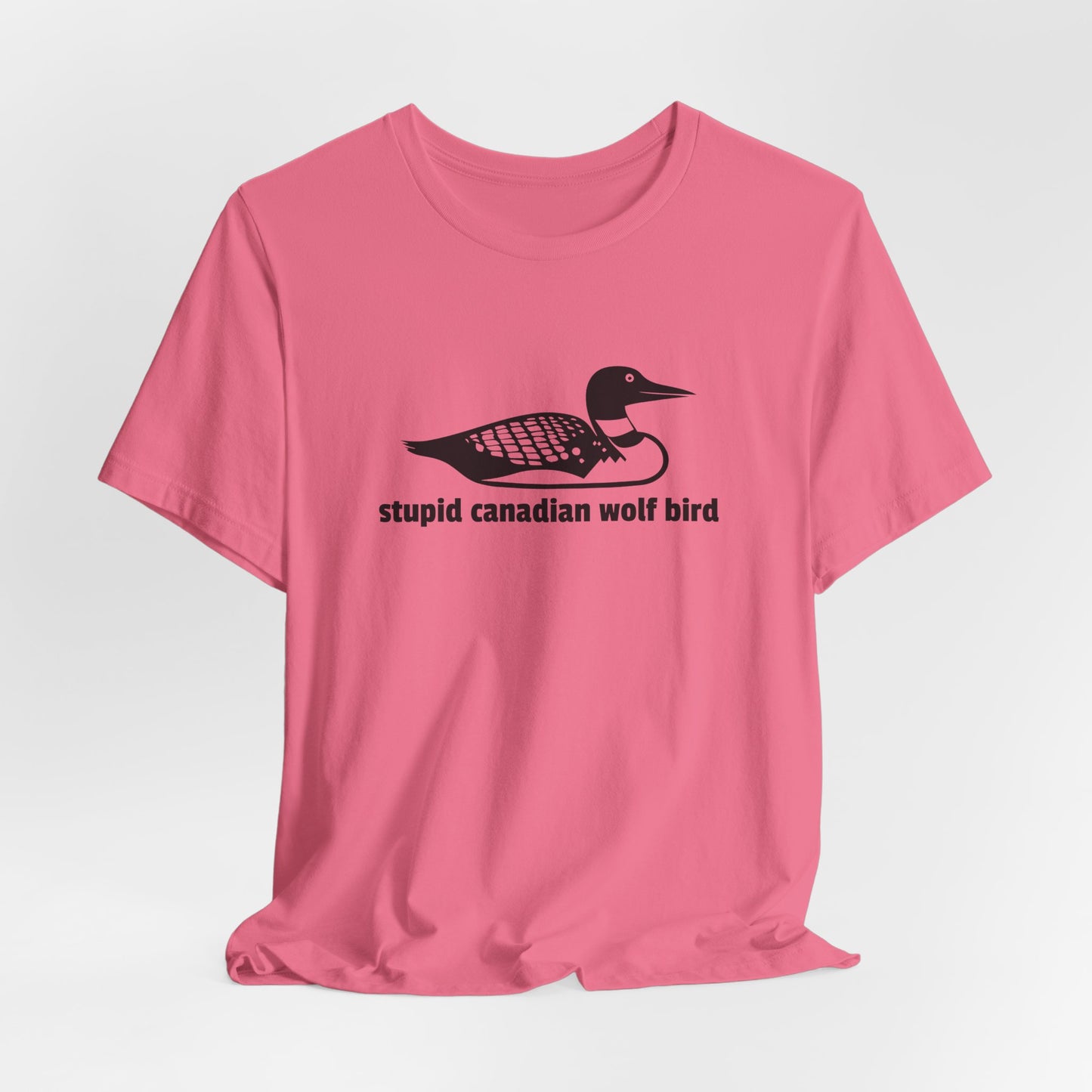 Stupid Canadian Wolf Bird Shirt