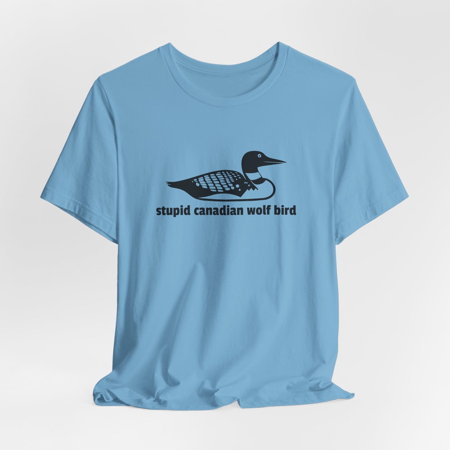 Stupid Canadian Wolf Bird Shirt