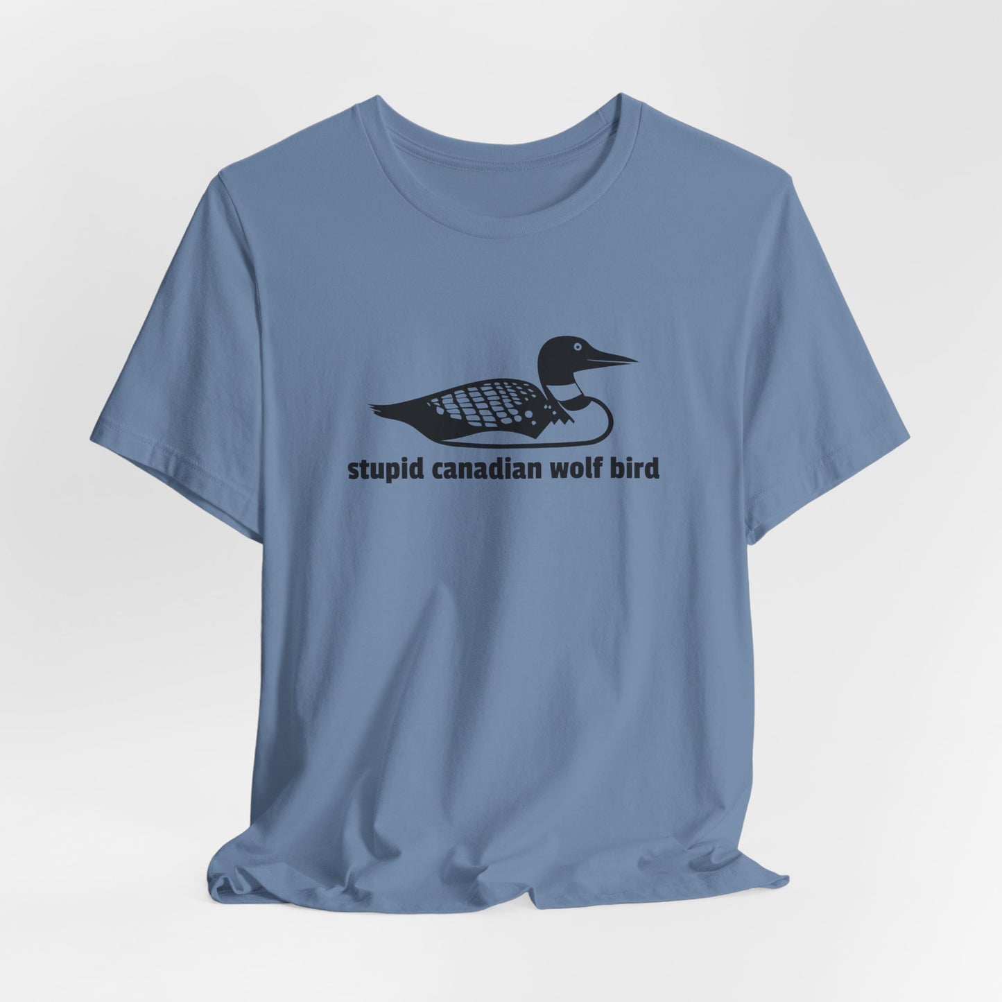 Stupid Canadian Wolf Bird Shirt