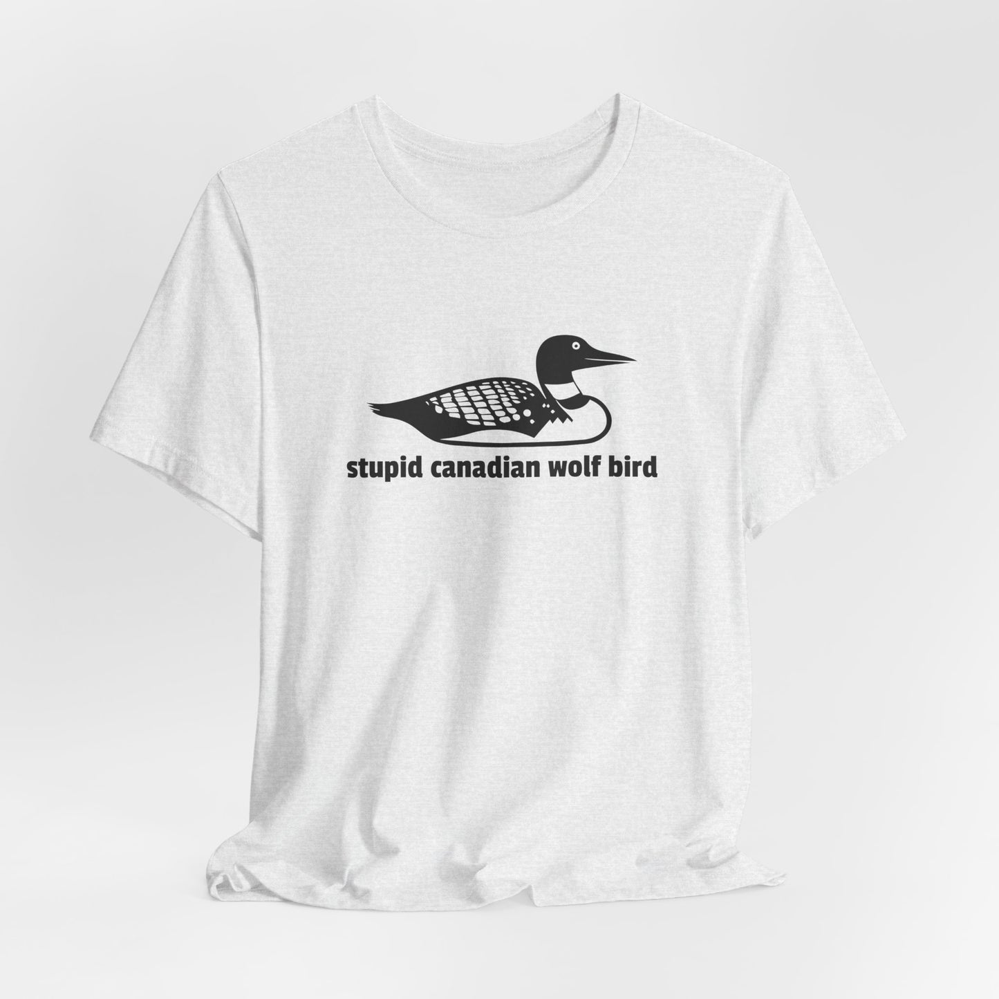 Stupid Canadian Wolf Bird Shirt
