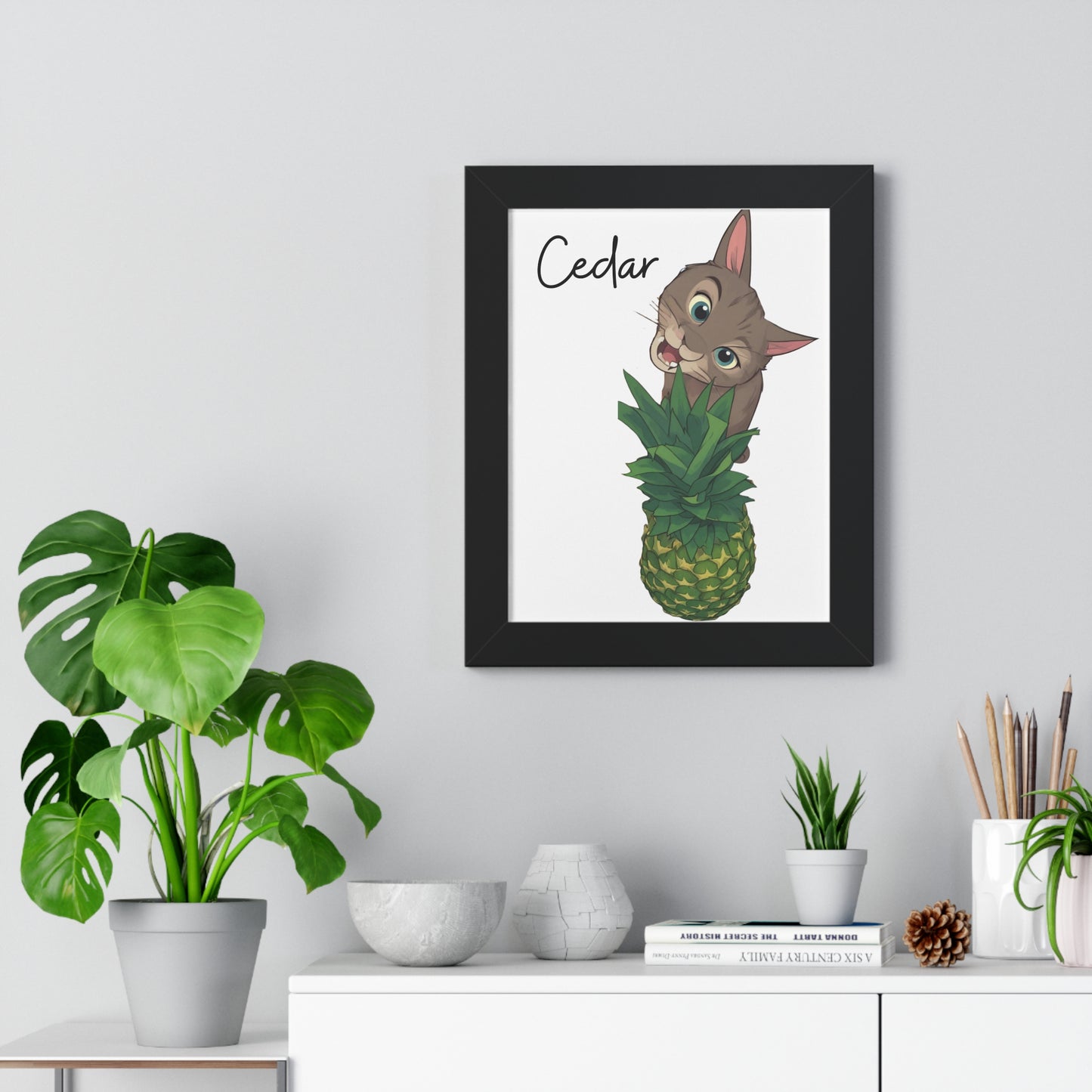 Custom Pet Portrait - Pet Photo + Name