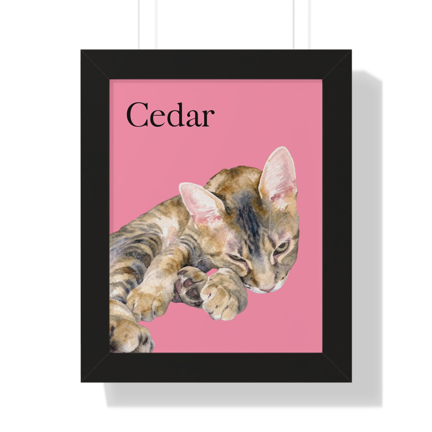Custom Pet Portrait - Pet Photo + Name